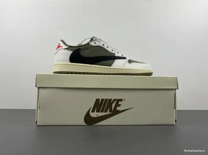 MaikeSneakers SCOTT JORDAN AIR X DM7866-200 TRAVIS 1 MEDIUM LOW OG OLIVE 0402